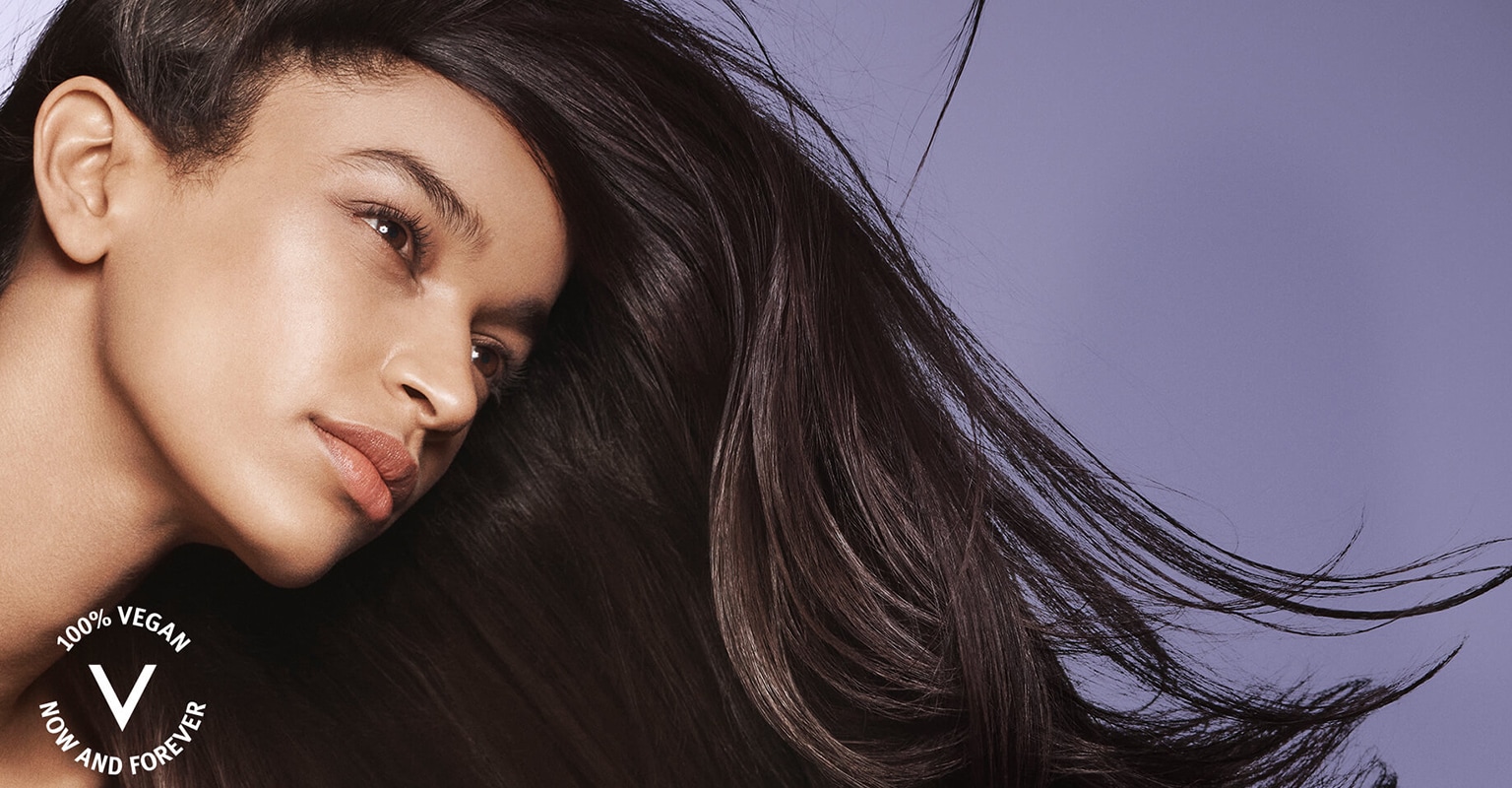 Thicker-looking hair with 100% vegan care